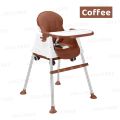 Jollybee 3 in 1 Baby Kids Safety Dining High Chair Booster Seat With Wheels. 