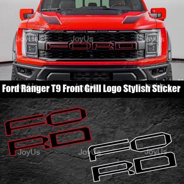 Ford Ranger Raptor T9 2023 2024 Front Grill Logo Stylish Sticker Next ...