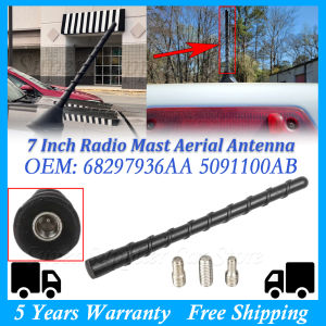 Car Removable Antenna Mast For 2011-2022 Jeep Grand Cherokee Renegade Compass Fiat 500 FM AM Radio Aerial 68297936AA 5091100AB
