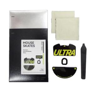 1Set Glass Mouse Feet Mouse Skates Sticker Pad Rounded Glides Curveds Edges Replacement for V3Pro