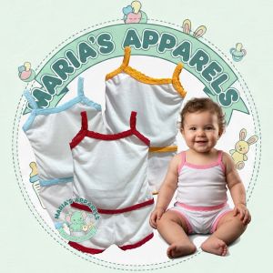 6PAIRS Scallops Terno fit to Baby Girls 0-6 months | Daily wear