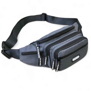 Tas Selempang Pinggang Pria Waistbag Slingbag Anti Air Bimo Material 7 Ruang