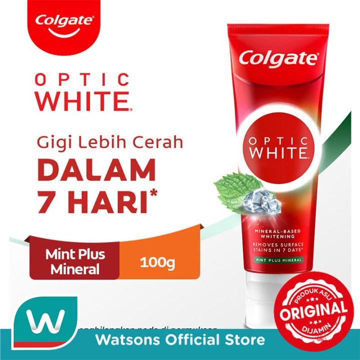 ColgateToothpaste Optic White Sparkling White 100g