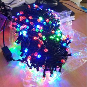 50M ĐÈN LED TRANG TRÍ ĐÈN LED NGOÀI TRỜI DÂY ĐÈN LED NHẤP NHÁY LỤC GIÁC  DÂY LED NHÁY  KIM CƯƠNG ĐA SẮC (GIÁ TỐT)