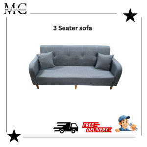 🔥【LOCAL SELLER】🔥GINA 3 SEATER FABRIC SOFA ( FREE DELIVER & INSTTALLION)