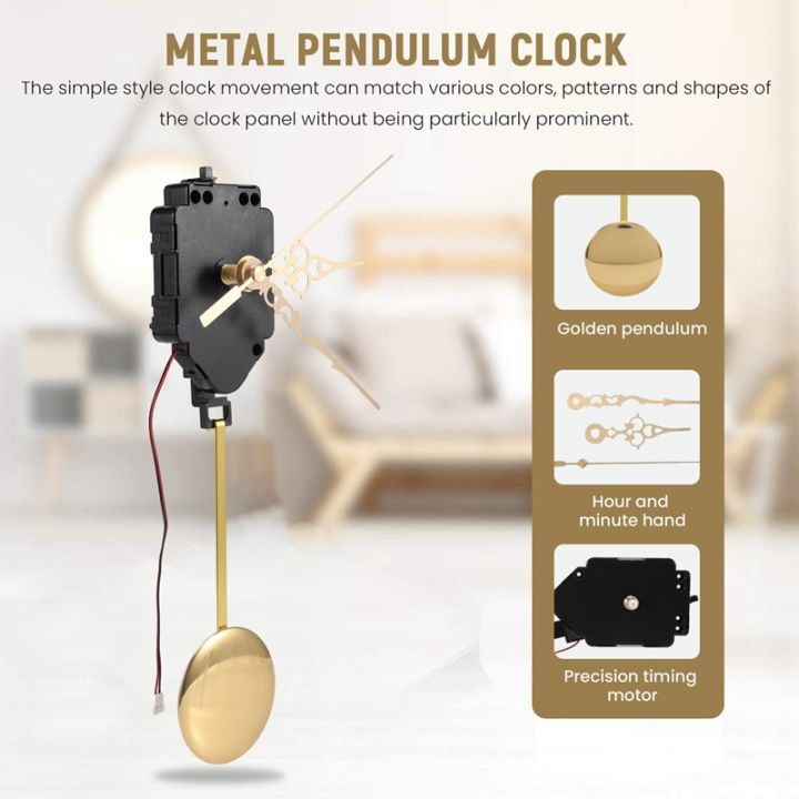 Pendulum Quartz Wall Clock Mechanism Deago Quartz Clock Movement