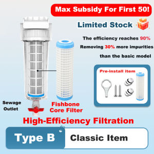 TROUWIDS Whole House Water Pre Filter Water Purifier Filter Central Water Filter Purifier For Home
