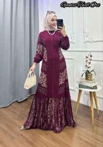 GAMIS TWILL MODIS TERBARU MODEL REMPEL BAWAH BUSUI