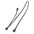 12V 4Pin RGB Connector Cable PC Case Fan LED Strip Extension Cord Wire Adapter for Giga/Microstar/A-sus Motherboard. 