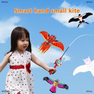 [COD] shiou Kite Miniature Fishing Rod New Dynamic Kite Accessories Retractable Belt Reverse Handbrake Fishing Rod