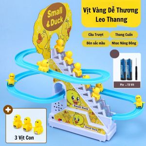Bộ Đồ Chơi Cầu Trượt Vịt Vàng Leo Thang Cho Bé Có Nhạc Có Đèn Vui Nhộn Siêu Dễ Thương - Tiệm Nhà Sóc 2023