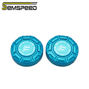 SEMSPEED 1 Cặp Nắp Kẹp Phuộc Trước Xe Máy Nắp Chụp Vít Lái Trên Ba Đầu Cho CFMOTO 450SR 2022-2023