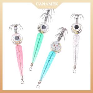 [CANAMEK] เหยื่อตกปลาไฟ LED ทะเลลึกเรืองแสงปลาหมึกตกปลาอุปกรณ์ตกปลา