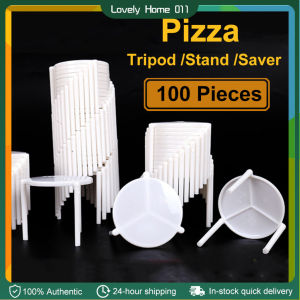 100PCS Pizza Stand Tripod Pizza Saver Take Out Catering Disposable White Pizza Stack