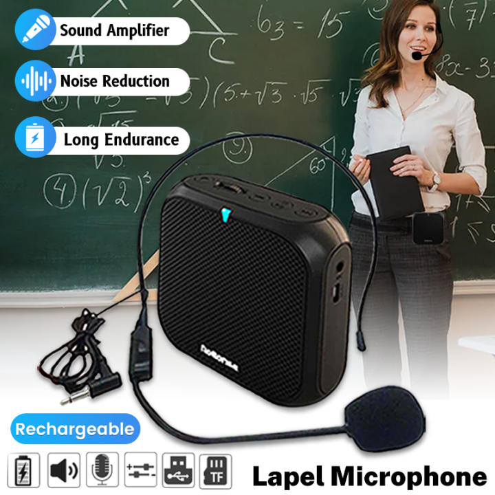 Mini wireless microphone and clearance speaker