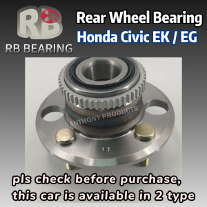 Honda Civic EK SO4 EG SR4 Rear Wheel Hub Bearing Left (Kiri) / Right (Kanan) 30mm (Rear Using Disc With ABS)