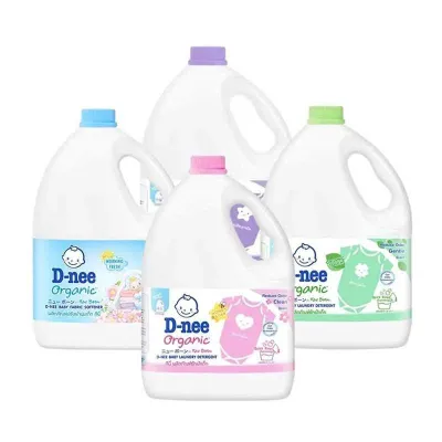 (TRỢ GIÁ) Nước giặt quần áo em bé Dnee 3000ml/1300ml- Nước Giặt Xả Cho Trẻ Em an toàn Chính hãng tem đại thịnh