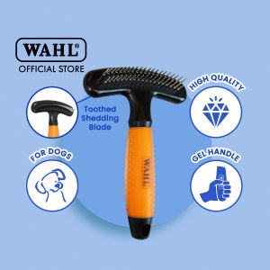 Wahl Dog Double Row Pet Rake/Shedding Blade - Pets Comb Grooming Accessories Brush