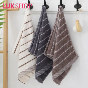 LUK 35*75cm Cotton Face Towel Wave Design Absorbent Towel