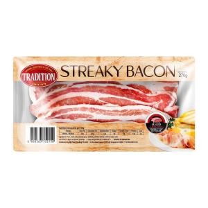 Tradition Sliced Streaky Bacon