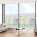 (45cm*200cm) GS Window Privacy Film – Decorative Frosted Glass Sticker, Removable & Non-Adhesive for Home & Office. 