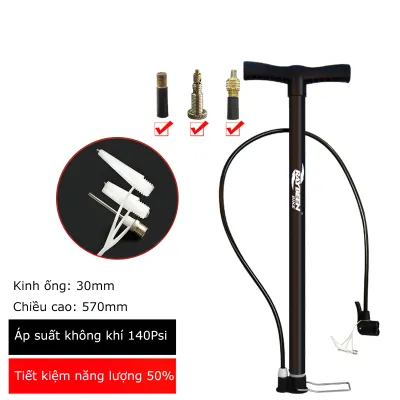 Bơm Xe Đạp Cầm Tay Cao Cấp - Siêu Nhẹ Nhỏ Gọn Tiện Lợi Dễ Dàng Di Chuyển - Áp Suất Cao 120/140 PSI - LIFE STORE