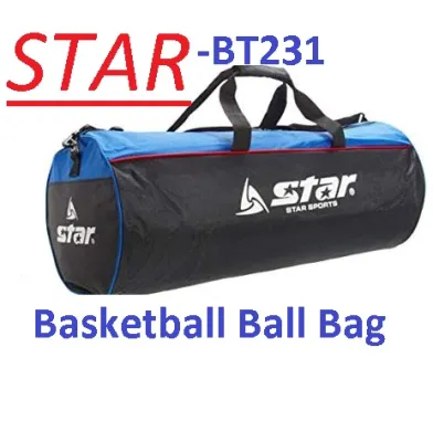 Star BT231 Basketball Ball Bag (Blue) FIT 3pcs size7 ball
