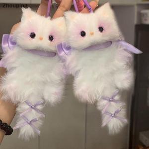 【ZP】 Cute Jewerry Kawaii Plush Kitten Pendant Handmade Diy Material Package Girls Children Toys Cute Hanging Gift