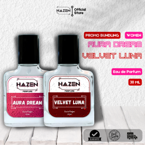 HAZEN PARFUME - Bundling 2 Botol 30ml | Parfum Wanita Cewek Aroma Wangi Tahan Lama Eau de Perfume
