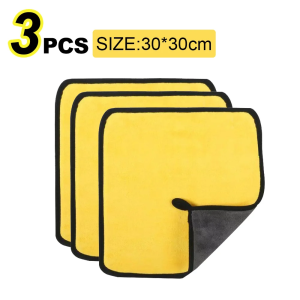 Car Wash Towel 400GSM Microfiber High Water Absorption Cleaning Towels Thickened Soft Car Washing Drying Cloth