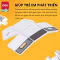 Bộ Hộp ghép hình 3D Deli - Chủ đề Vũ trụ Hàng không - Mô hình trưng bày, lắp ghép đơn giản cho bé. 