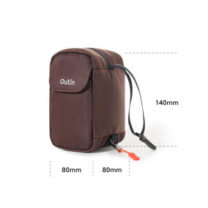 OutIn Premium Nylon Gear Pouch for Coffee Capsules and Machine Accessories Storage