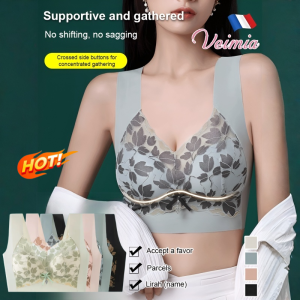 【OFFICIAL VEIMIA】Shaping Secret Seamless Push-Up Comfort Invisible Support Bra For Women Skin-Friendly Non-Slip Underwear Womens Push-Up Bra Seamless Underwear Comfortable Lingerie