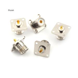 【Special price】Huan 5x UHF Female SO239 Panel Chassis Mount Flange Mount Solder Cup RF Connector
