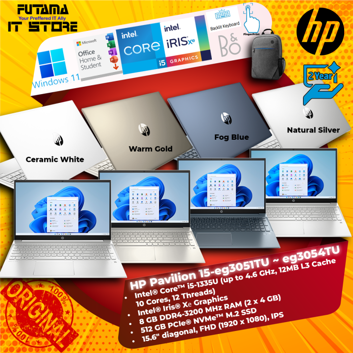 Hp 156 Pavilion Laptop Series 15 Eg3051tueg3052tueg3053tueg3054tu Intel Core I5 1335u 6693