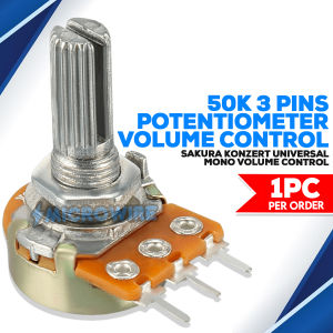 MW Original Universal Volume Control Potentiometer – Sakura Konzert 3-Pin 3 Legs