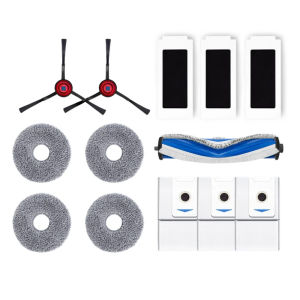ECOVACS T30S COMBO / T30S Pro Robot Vacuum Cleaner Accessory Spare Parts Kit Main / Side Brush Filter Mop Rag Dust Bag