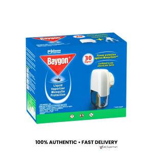 Baygon Liquid Mosquito Repeller Anti Dengue 30 Nights Starter Pack & Refill 2pcs 19.8g