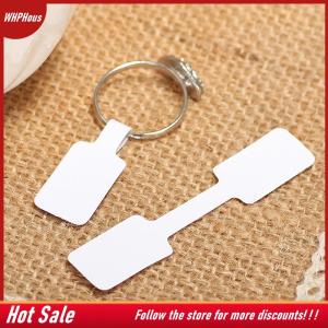 【COD】🔥🔥🔥 100pcs White Price Label Tags with Hanging String Jewelry Stationery Shoes Cloth