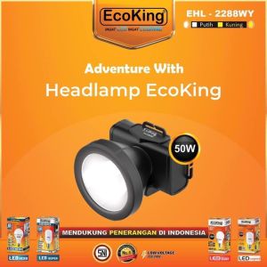 Ricstore senter kepala led murah Ecoking ( headlamp ) 2203 2240 2246 2285