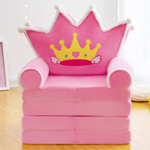 Cartoon ChildrenS Sofa Kindergarten Baby Extended Seat Stool Folding Lazy Sofa Chair Recliner