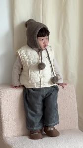 Infant and Toddler Fall/Winter Clothing 2025 Clothing for little babies cotton vest jacket Korean-style childrens clothing boys thickened suit