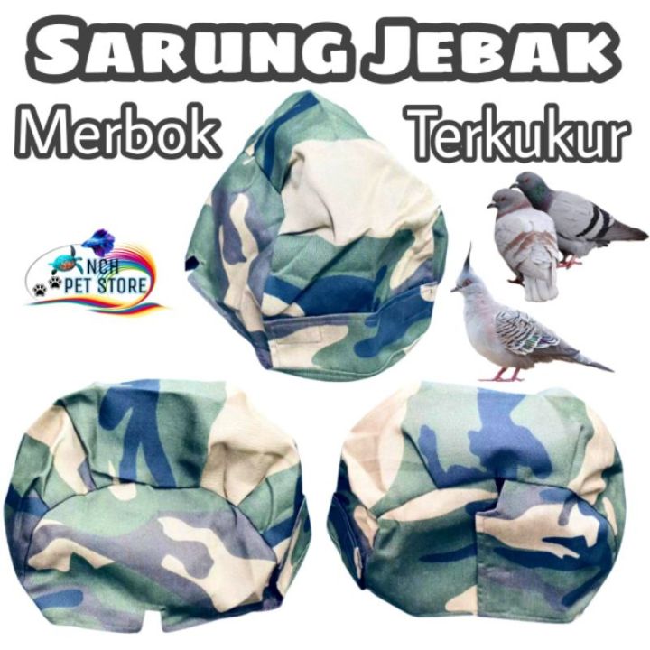 [READY STOCK] Sarung Jebak Burung Terkukur / Kain Penutup Jebak ...