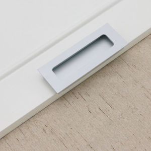 USEFUL TOOL Closet Aluminium Alloy Drawer Accessory Door Hardware for Sliding Door Furniture Knobs Cabinet Pulls Finger Flush Pulls Barn Door Handles Door Handles