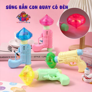 Đồ chơi súng bắn con quay có đèn thú vị cho bé