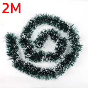 🎄พวงมาลัยดีบุกคริสต์มาส 200 ซม. / พวงหรีดแวววาวคริสต์มาส / ริบบิ้นดอกไม้ หางเสือ / เครื่องประดับต้นคริสต์มาส / อุปกรณ์ตกแต่งงานเลี้ยงวันเกิด งานแต่งงาน🎀