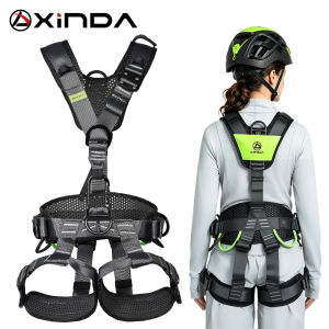 Xinda Full Body Five-point Harness Outdoor Honeycomb Breathable Safety Belt Aerial Work Rock Climbing Protection Equipment