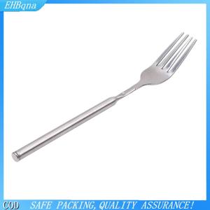 [COD] Silver Stainless Telescopic Extendable Fork Dinner Fruit Dessert Long Cutlery Forks BBQ Meat Fork Kitchen Dinnerware Tableware