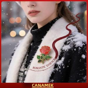 Miễn phí vận chuyển✨ Thời trang Rose Flower trâm cài pin cho phụ nữ quần áo áo trang sức accessries Quà Tặng