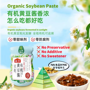 Non-GMO Organic Soybean Paste Fermented Soybeans Sauce 360g 零添加 海天零添加酱有机黄豆酱 下饭酱料 拌面调料